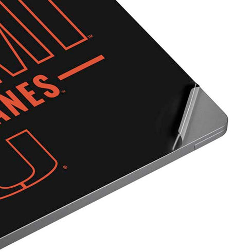 University of Miami Hurricanes Universal Laptop 12in (9.8 x 6.8in) Skin
