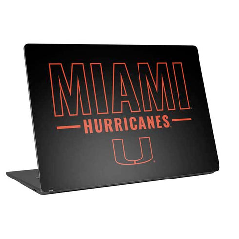 University of Miami Hurricanes Universal Laptop 13in (10.6 x 7.6in) Skin