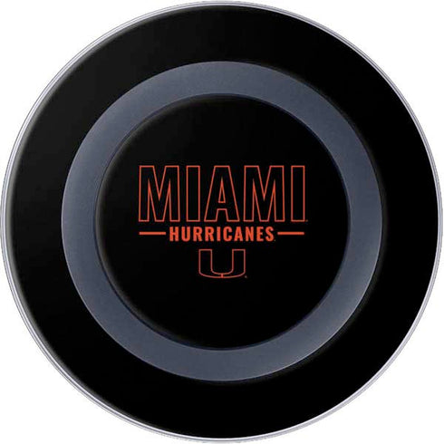 University of Miami Hurricanes Wireless Charger Skin