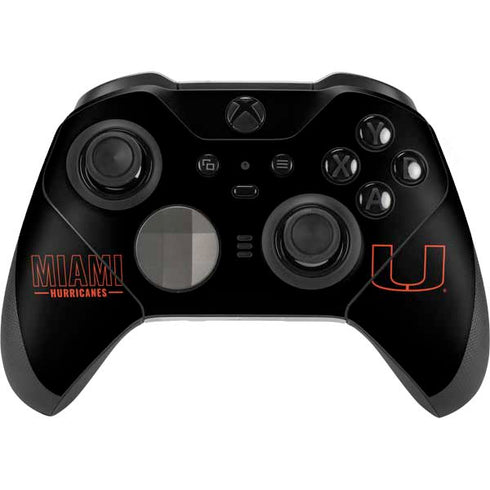 University of Miami Hurricanes Xbox Elite Wireless Controller Series 2 Skin