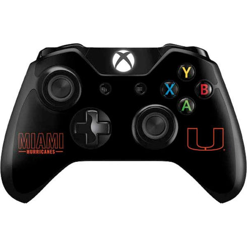 University of Miami Hurricanes Xbox One Controller Skin