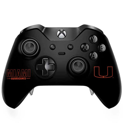 University of Miami Hurricanes Xbox One Elite Controller Skin