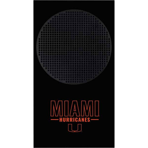 University of Miami Hurricanes Xbox Series S Bundle Skin