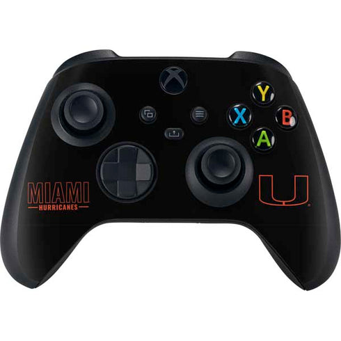 University of Miami Hurricanes Xbox Series X Controller Skin