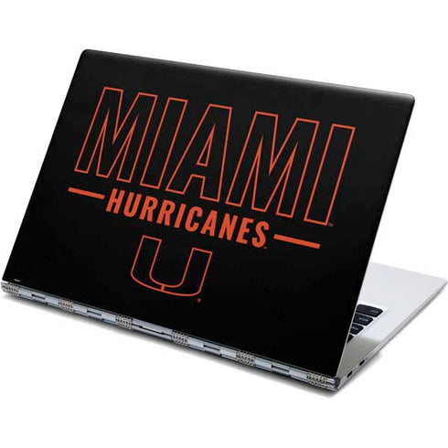 University of Miami Hurricanes Yoga 910 2-in-1 14in Touch-Screen Skin