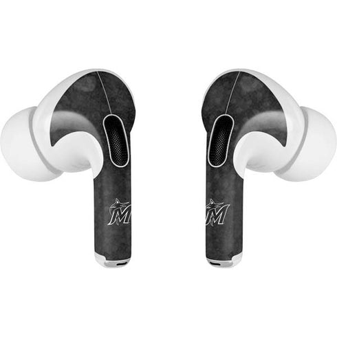MLB Miami Marlins Dark Wash AirPods Pro 2nd Gen Skin