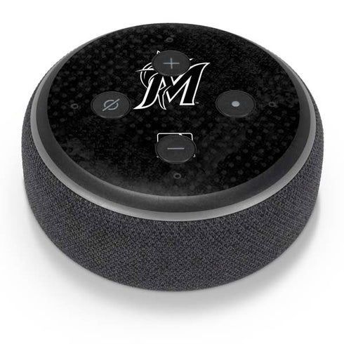MLB Miami Marlins Dark Wash Amazon Echo Dot Skin