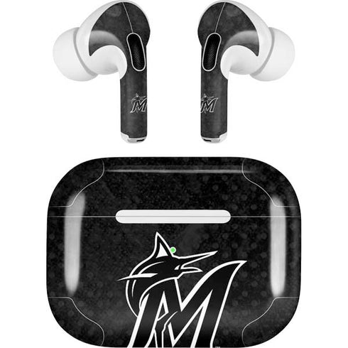 MLB Miami Marlins Dark Wash Apple AirPods Pro Skin