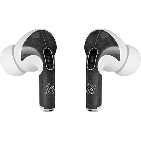 MLB Miami Marlins Dark Wash Apple AirPods Pro Skin