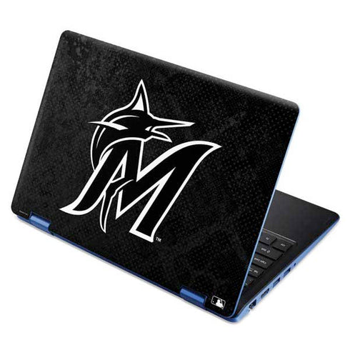 MLB Miami Marlins Dark Wash Aspire R11 11.6in Skin