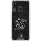 MLB Miami Marlins Dark Wash Galaxy A30 Clear Case