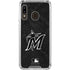 MLB Miami Marlins Dark Wash Galaxy A30 Clear Case
