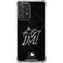 MLB Miami Marlins Dark Wash Galaxy A52 5G Clear Case