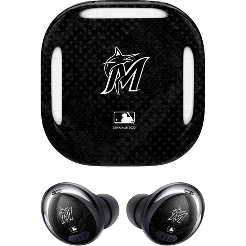 MLB Miami Marlins Dark Wash Galaxy Buds Pro Skin