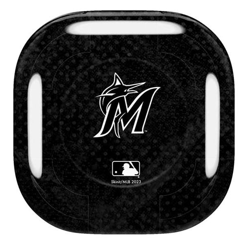 MLB Miami Marlins Dark Wash Galaxy Buds Pro Skin
