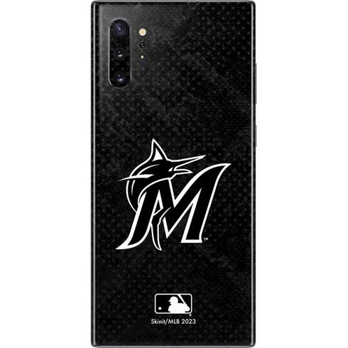 MLB Miami Marlins Dark Wash Galaxy Note 10 Plus Skin