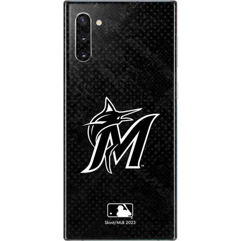 MLB Miami Marlins Dark Wash Galaxy Note 10 Skin