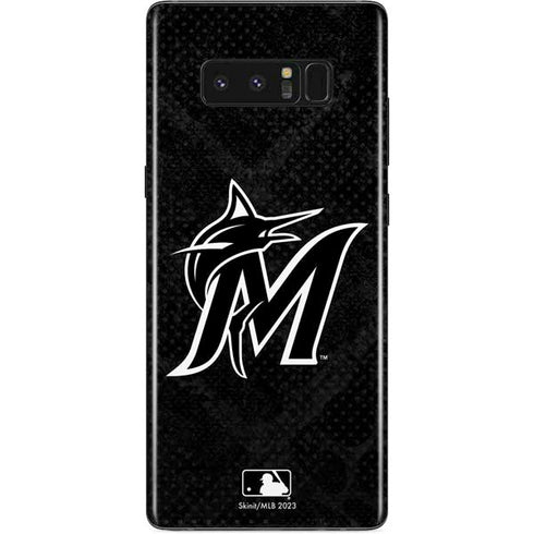 MLB Miami Marlins Dark Wash Galaxy Note 8 Skin