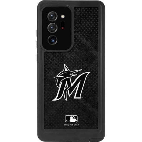 MLB Miami Marlins Dark Wash Galaxy Note20 Ultra 5G Waterproof Case
