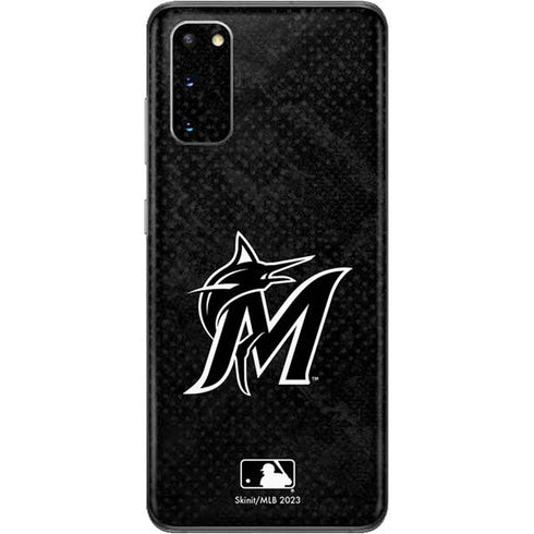 MLB Miami Marlins Dark Wash Galaxy S20 Skin