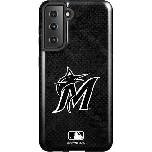 MLB Miami Marlins Dark Wash Galaxy S21 5G Pro Case