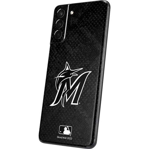 MLB Miami Marlins Dark Wash Galaxy S21 5G Skin