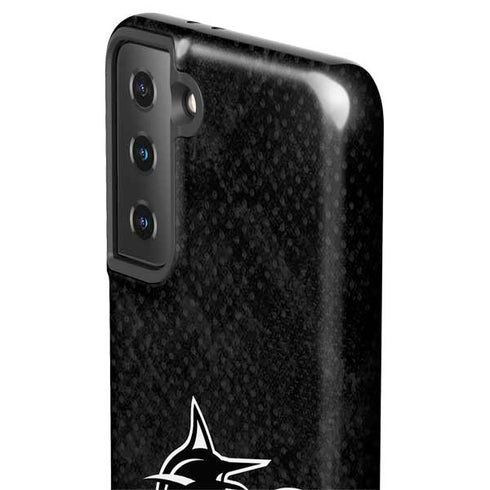 MLB Miami Marlins Dark Wash Galaxy S21 FE Pro Case