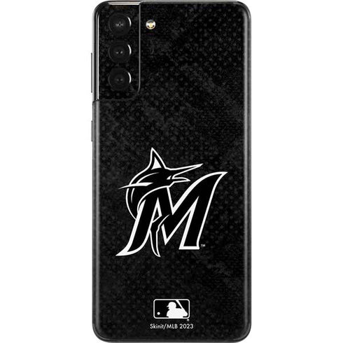 MLB Miami Marlins Dark Wash Galaxy S21 Plus 5G Skin