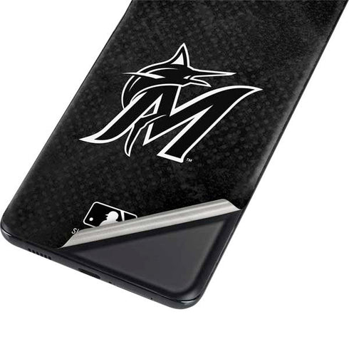 MLB Miami Marlins Dark Wash Galaxy S21 Plus 5G Skin