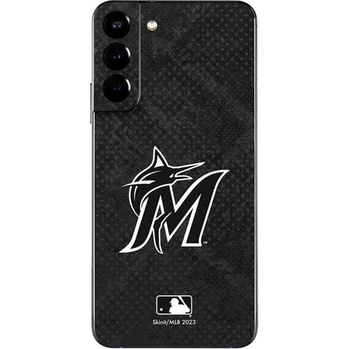 MLB Miami Marlins Dark Wash Galaxy S22 Plus Skin