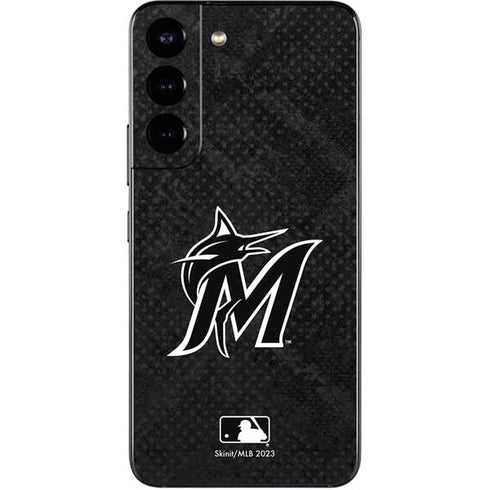 MLB Miami Marlins Dark Wash Galaxy S22 Skin