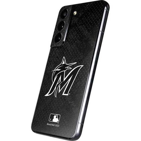 MLB Miami Marlins Dark Wash Galaxy S22 Skin