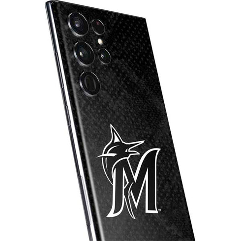 MLB Miami Marlins Dark Wash Galaxy S22 Ultra Skin