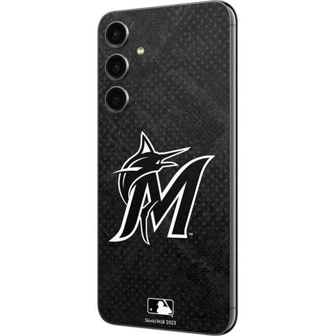 MLB Miami Marlins Dark Wash Galaxy S23 FE Skin