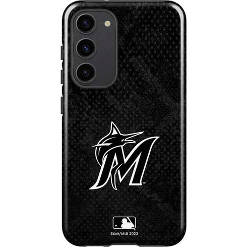 MLB Miami Marlins Dark Wash Galaxy S23 Plus Pro Case