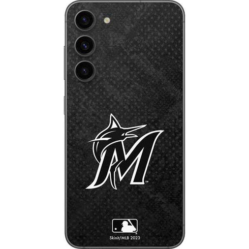 MLB Miami Marlins Dark Wash Galaxy S23 Plus Skin