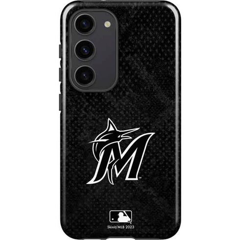 MLB Miami Marlins Dark Wash Galaxy S23 Pro Case