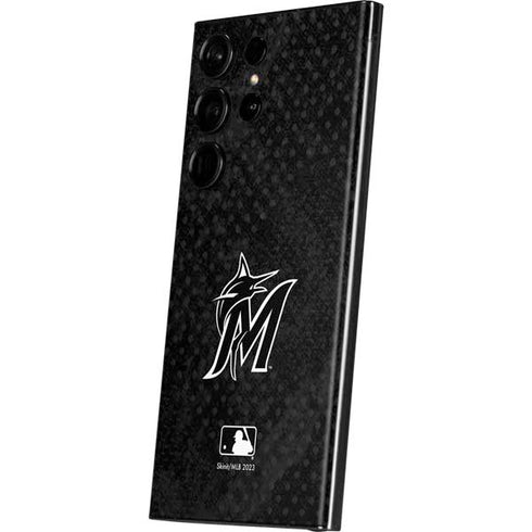 MLB Miami Marlins Dark Wash Galaxy S23 Ultra Skin
