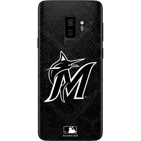 MLB Miami Marlins Dark Wash Galaxy S9 Plus Skin