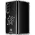 MLB Miami Marlins Dark Wash Galaxy Z Fold4 5G Clear Case