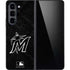 MLB Miami Marlins Dark Wash Galaxy Z Fold5 5G Skin