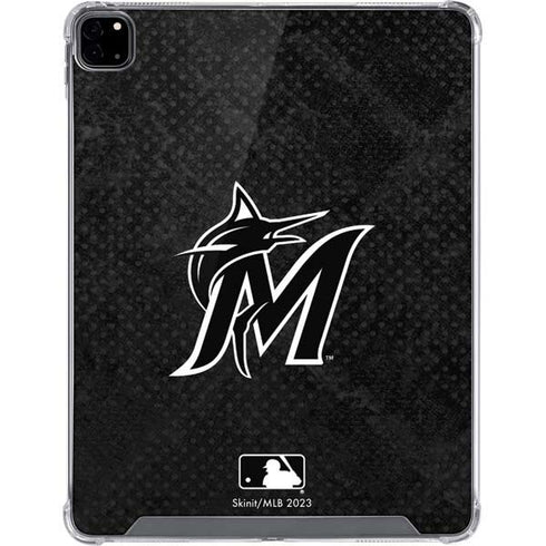 MLB Miami Marlins Dark Wash iPad Pro 12.9in (2020) Clear Case