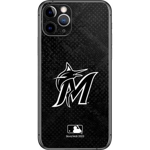 MLB Miami Marlins Dark Wash iPhone 11 Pro Skin