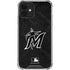 MLB Miami Marlins Dark Wash iPhone 12 Clear Case