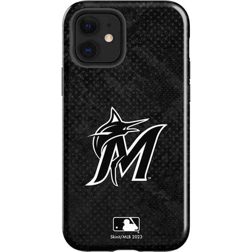 MLB Miami Marlins Dark Wash iPhone 12 Impact Case