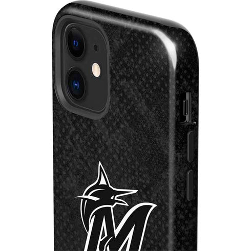 MLB Miami Marlins Dark Wash iPhone 12 Impact Case