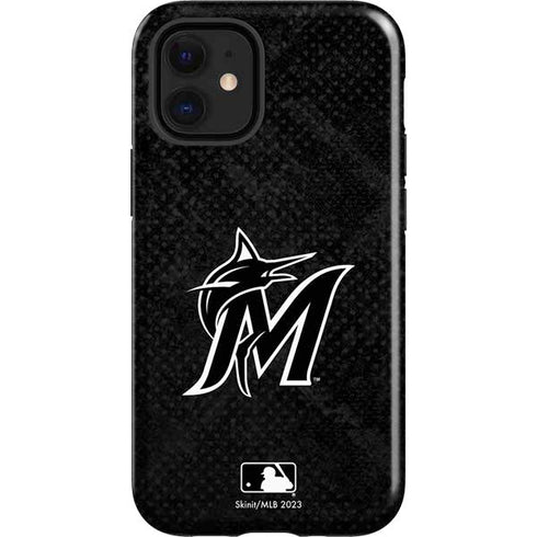 MLB Miami Marlins Dark Wash iPhone 12 Mini Impact Case
