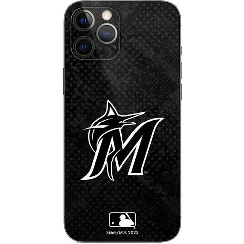 MLB Miami Marlins Dark Wash iPhone 12 Pro Max Skin