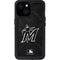 MLB Miami Marlins Dark Wash iPhone 13 Mini Waterproof Case