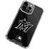 MLB Miami Marlins Dark Wash iPhone 13 Pro Clear Case